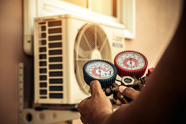 Professional Hvac Maintenance technician working in West Winfield, NY
